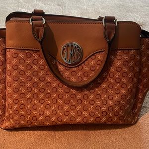 Guess tan purse